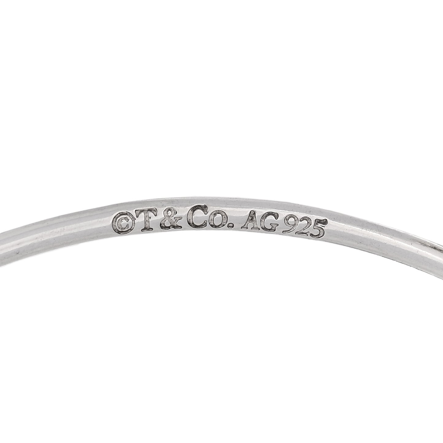 Sterling Silver Hook Bangle Bracelet