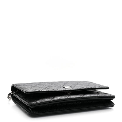 Chanel Caviar Quilted Wallet on Chain WOC Black 4 of 11