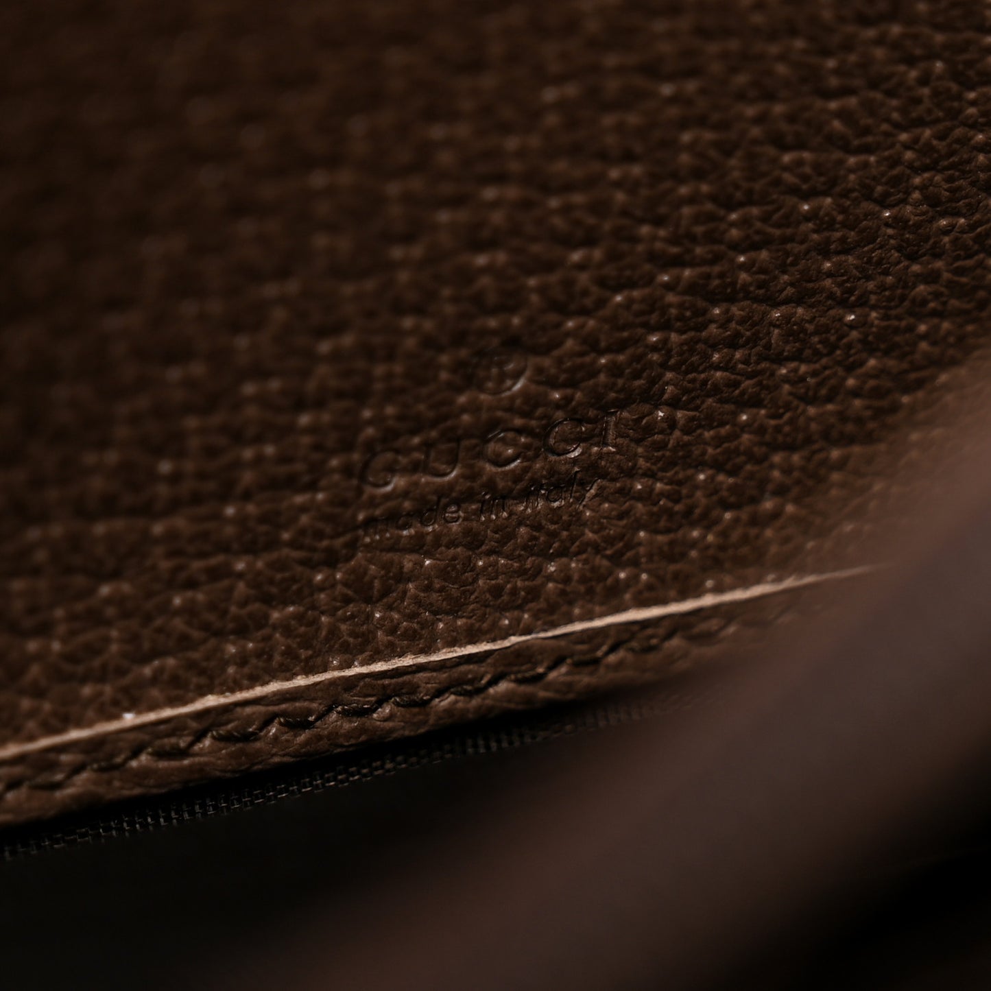 GG Supreme Monogram Web Ophidia Continental Wallet Brown