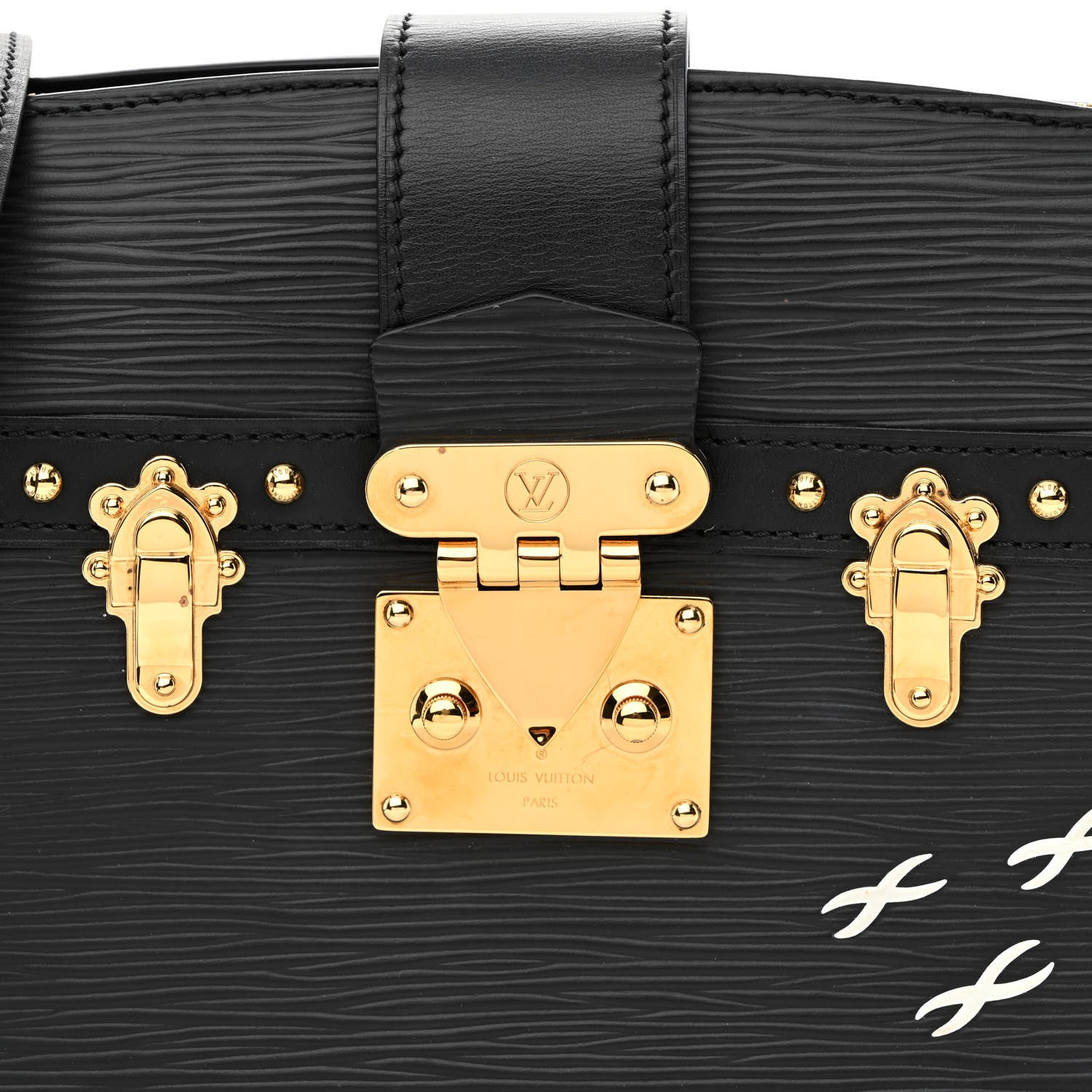 Louis Vuitton Epi Trunk Clutch Black 7 of 11