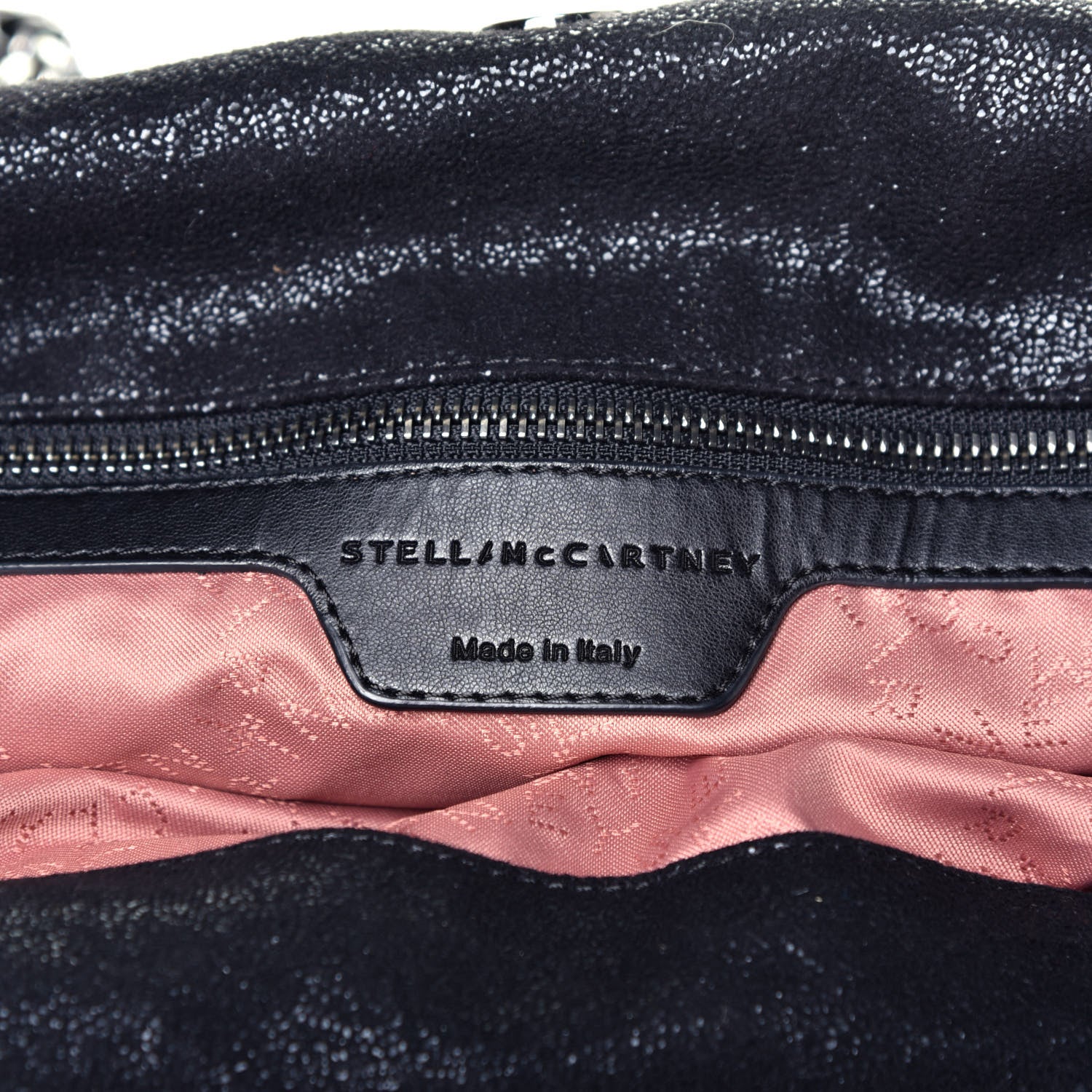 Stella McCartney Shaggy Deer Falabella Fold Over Tote Black 6 of 9