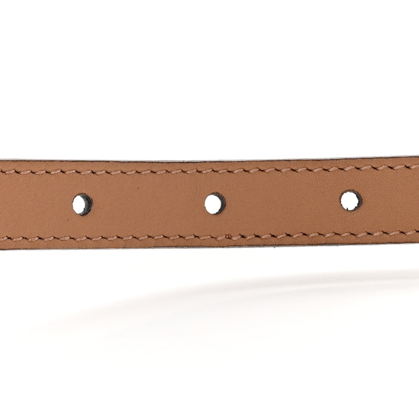 Moon Calfskin Studded Belt 75 30 Tan