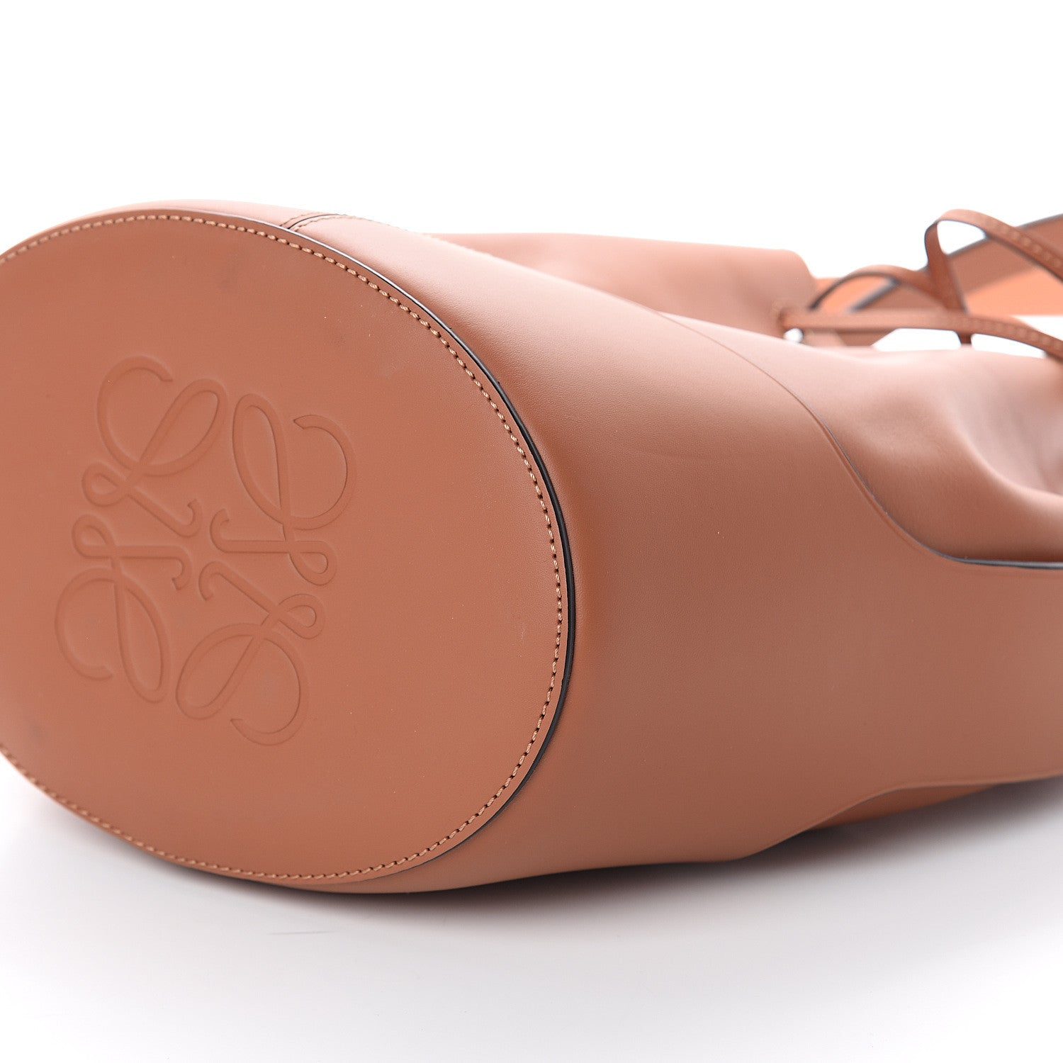 Loewe Calfskin Balloon Bucket Bag Tan 8 of 9