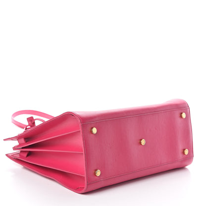 Saint Laurent Calfskin Small Sac De Jour Lipstick Fuchsia 4 of 9