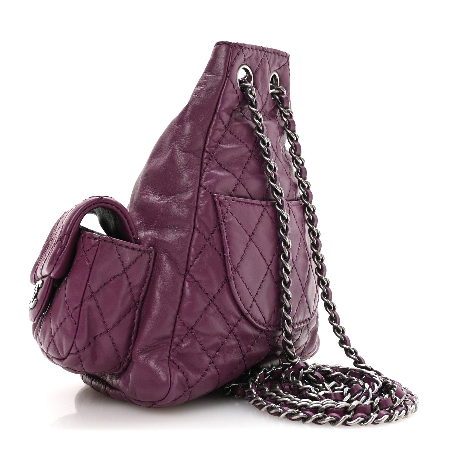 Chanel Calfskin Mini Backpack Is Back Plum 2 of 10