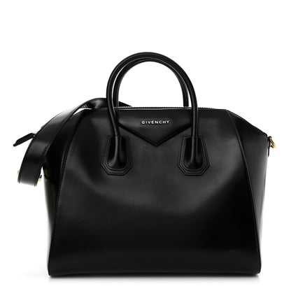 Givenchy Shiny Lord Calfskin Medium Antigona Black 1 of 10