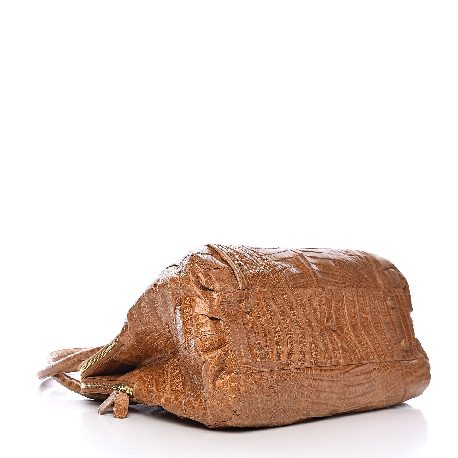 Nancy Gonzalez Crocodile Top Handle Tote Brown 4 of 15