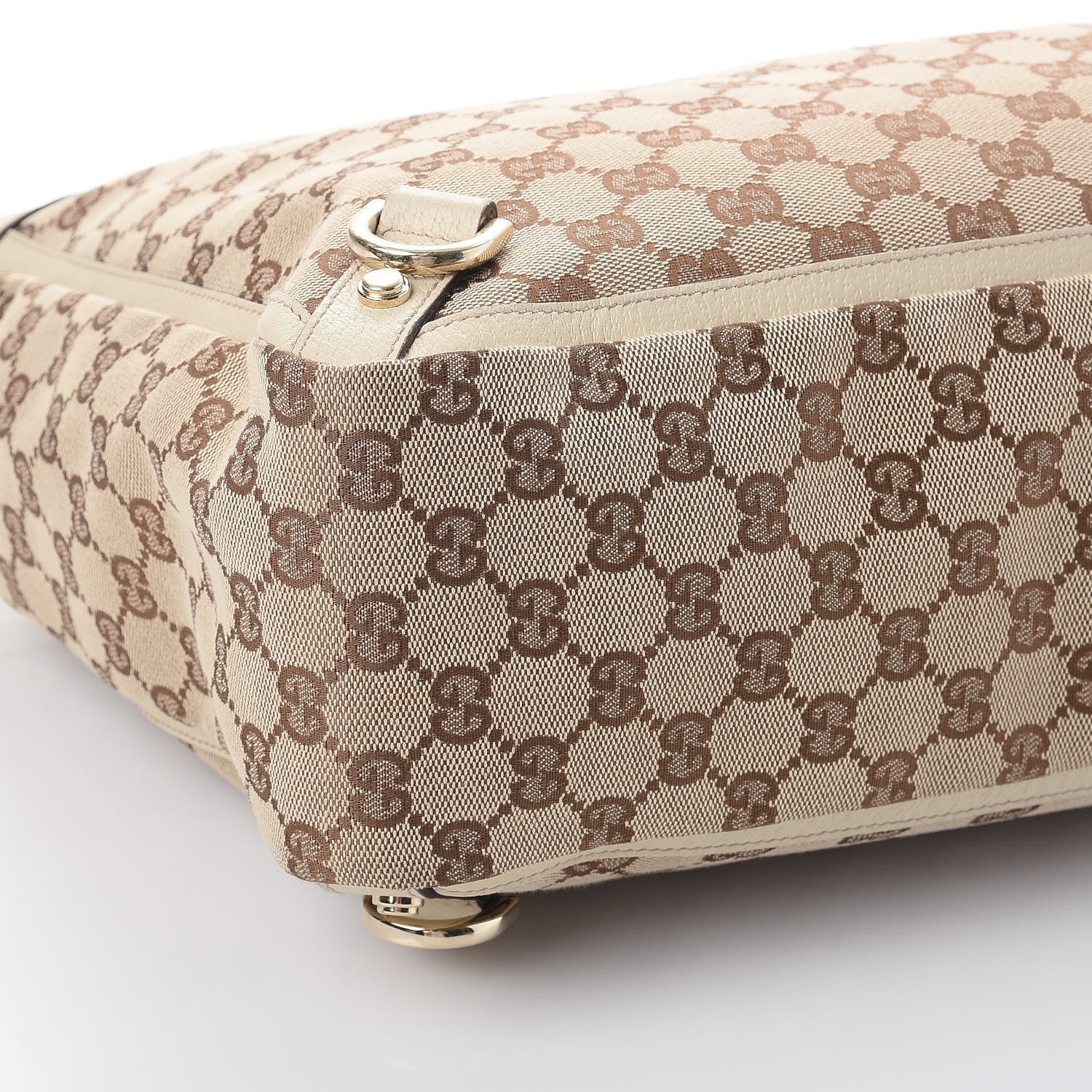 Gucci Monogram Large Abbey Tote Off White 10 of 12