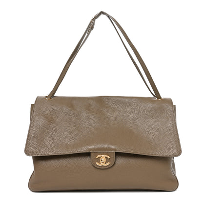 Chanel Grained Calfskin Souplissimo Maxi Flap Light Brown 1 of 10