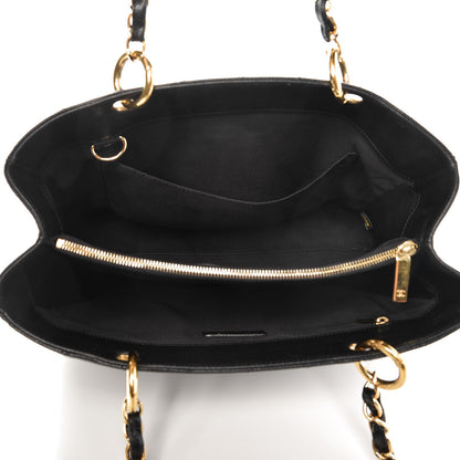 Chanel Caviar Quilted Grand Shopping Tote GST Black 5 of 13