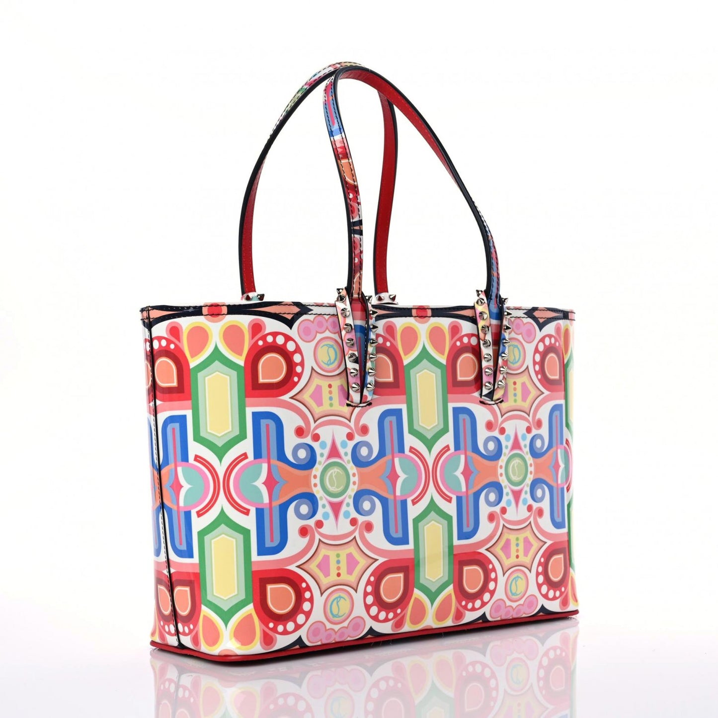 Patent Tivoli Small East West Cabata Tote Multicolor