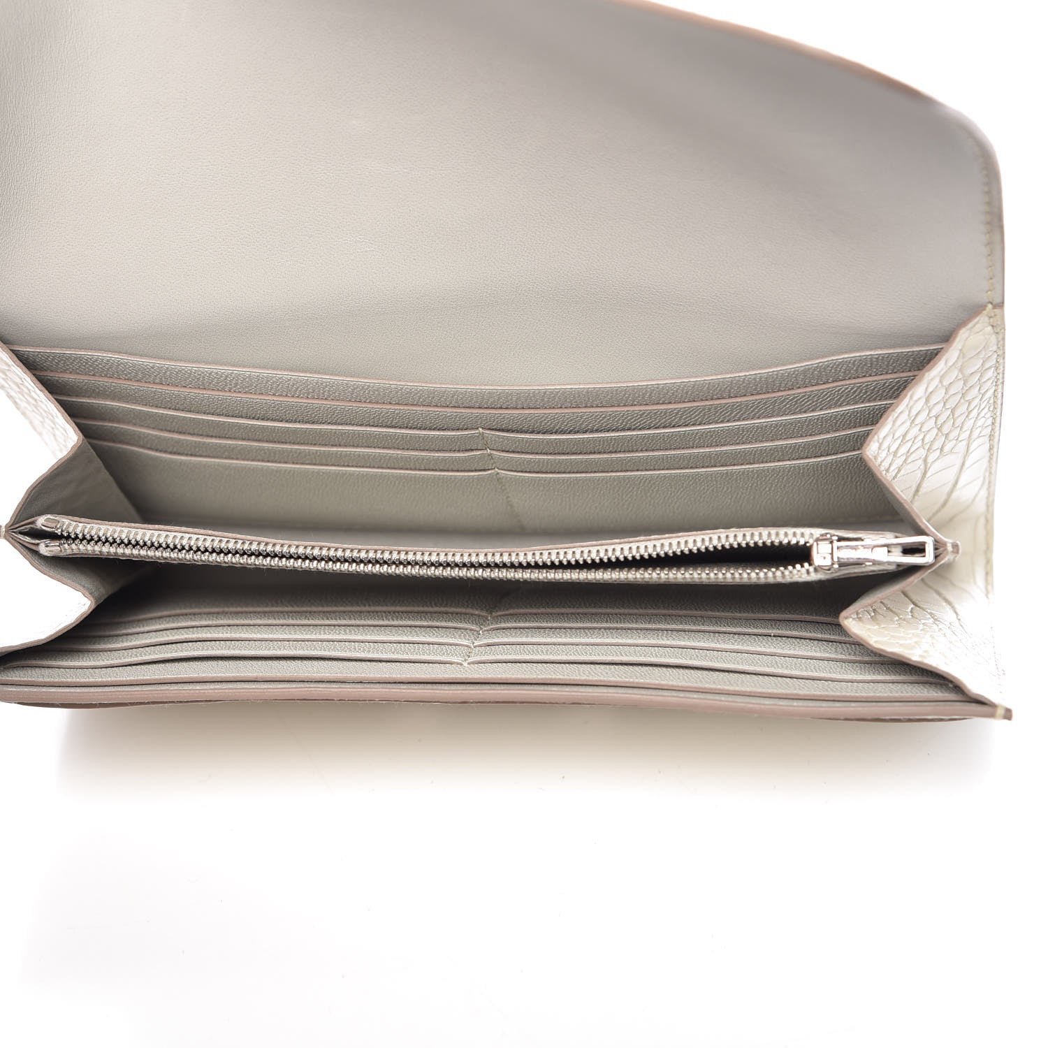 Hermes Matte Alligator Constance Wallet Beton 5 of 14
