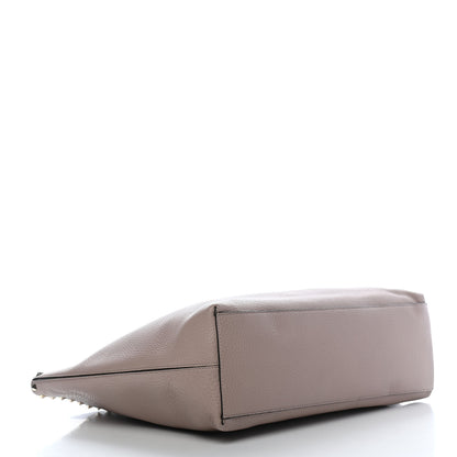 Valentino Garavani Grained Calfskin Rockstud Shoulder Tote Poudre 4 of 12