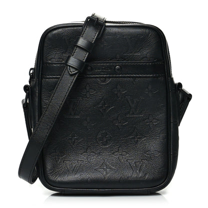 Louis Vuitton Calfskin Monogram Shadow Danube PM Black 1 of 9