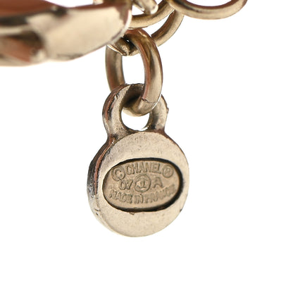 Chanel Metal Iconic Symbols Charm Bracelet Gold 4 of 5