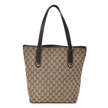Gucci Monogram Charmy Tote Brown 1 of 13