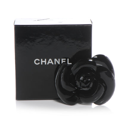 Chanel Camellia Flower Brooch Black 5 of 5