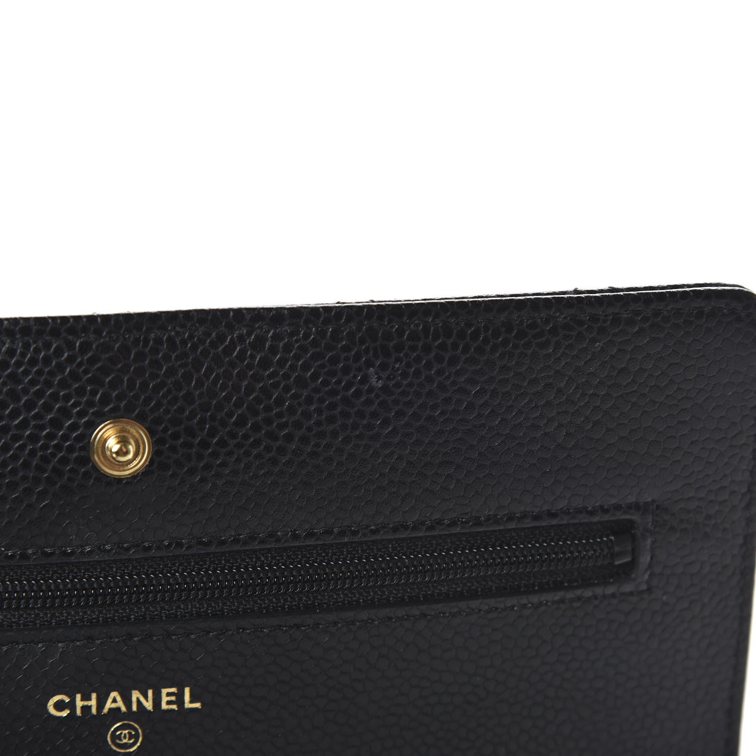Chanel Caviar Quilted Wallet On Chain WOC Black 15 of 15
