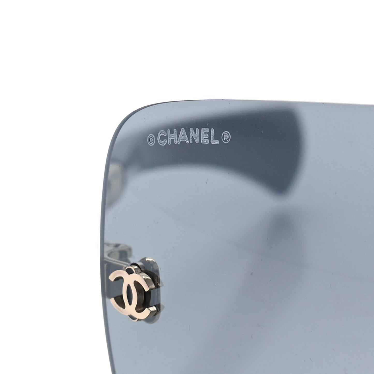 Frameless Shield Sunglasses Black