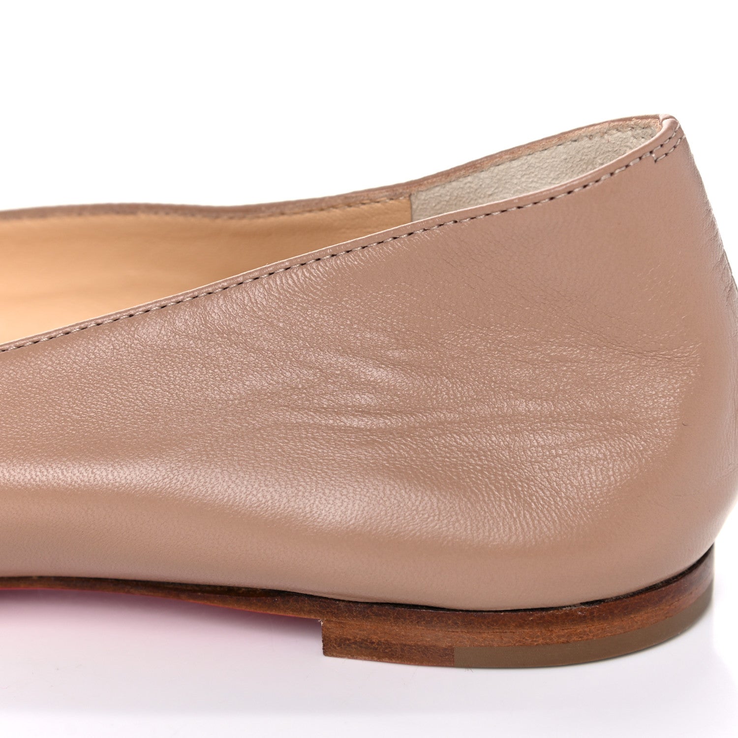 Christian Louboutin Nappa Eloise Flats 39.5 Nude 9 of 10
