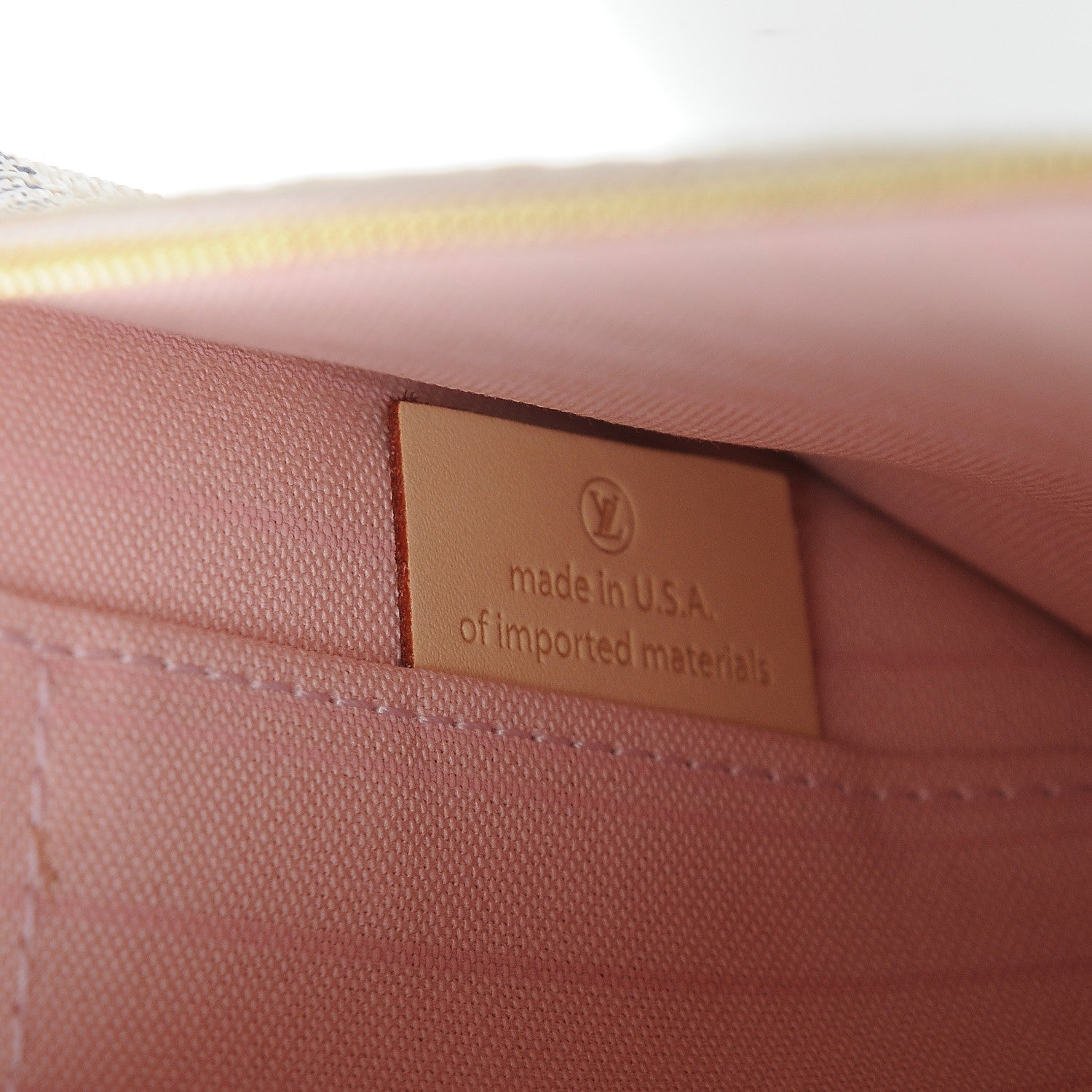 Louis Vuitton Damier Azur Neverfull MM GM Pochette Rose Ballerine 6 of 7