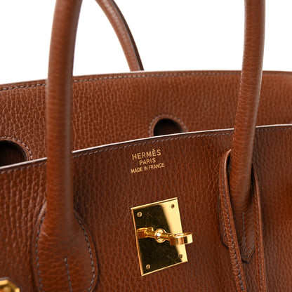 Hermes Ardennes Birkin 35 Noisette 6 of 9
