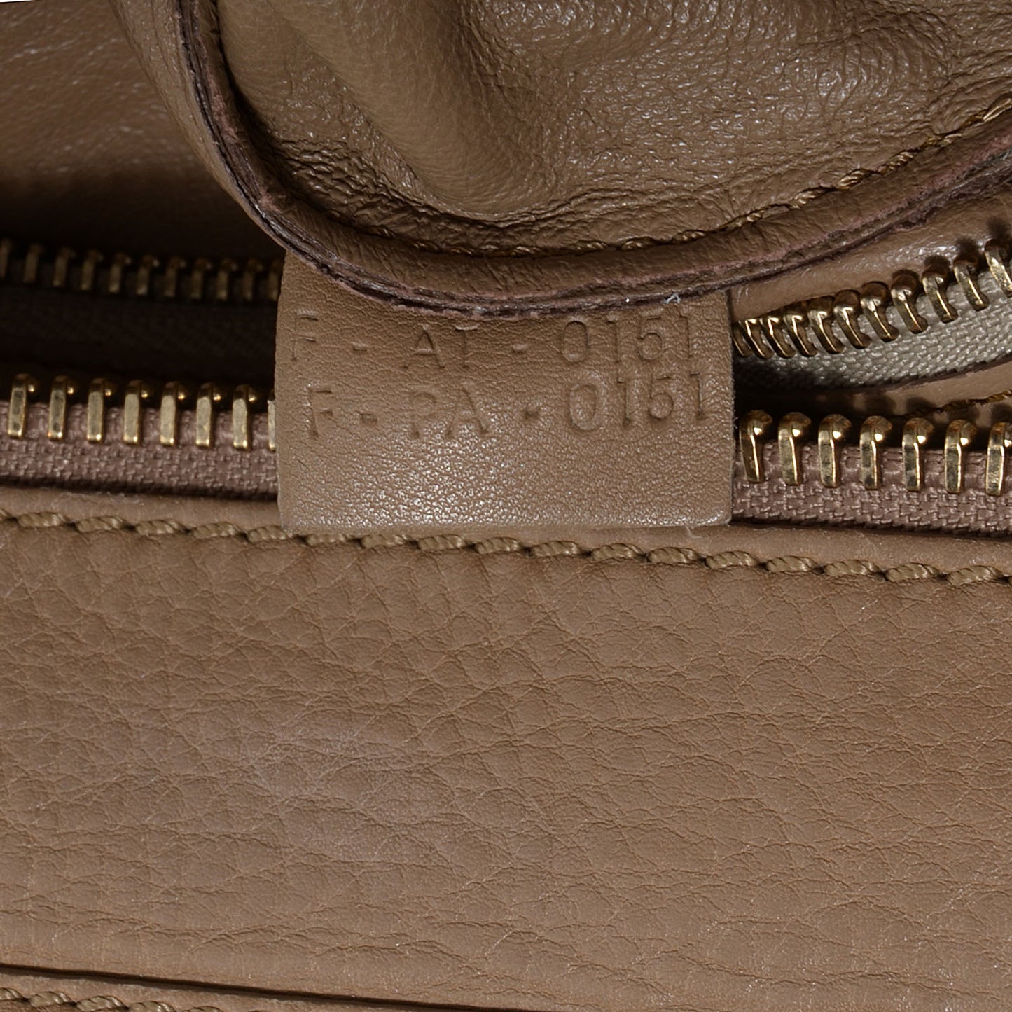 Smooth Calfskin Mini Luggage Camel