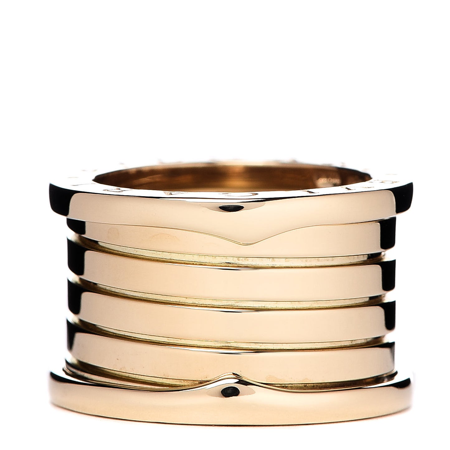 18K Yellow Gold B.Zero1 Five-Band Anniversary Ring 51 5.75