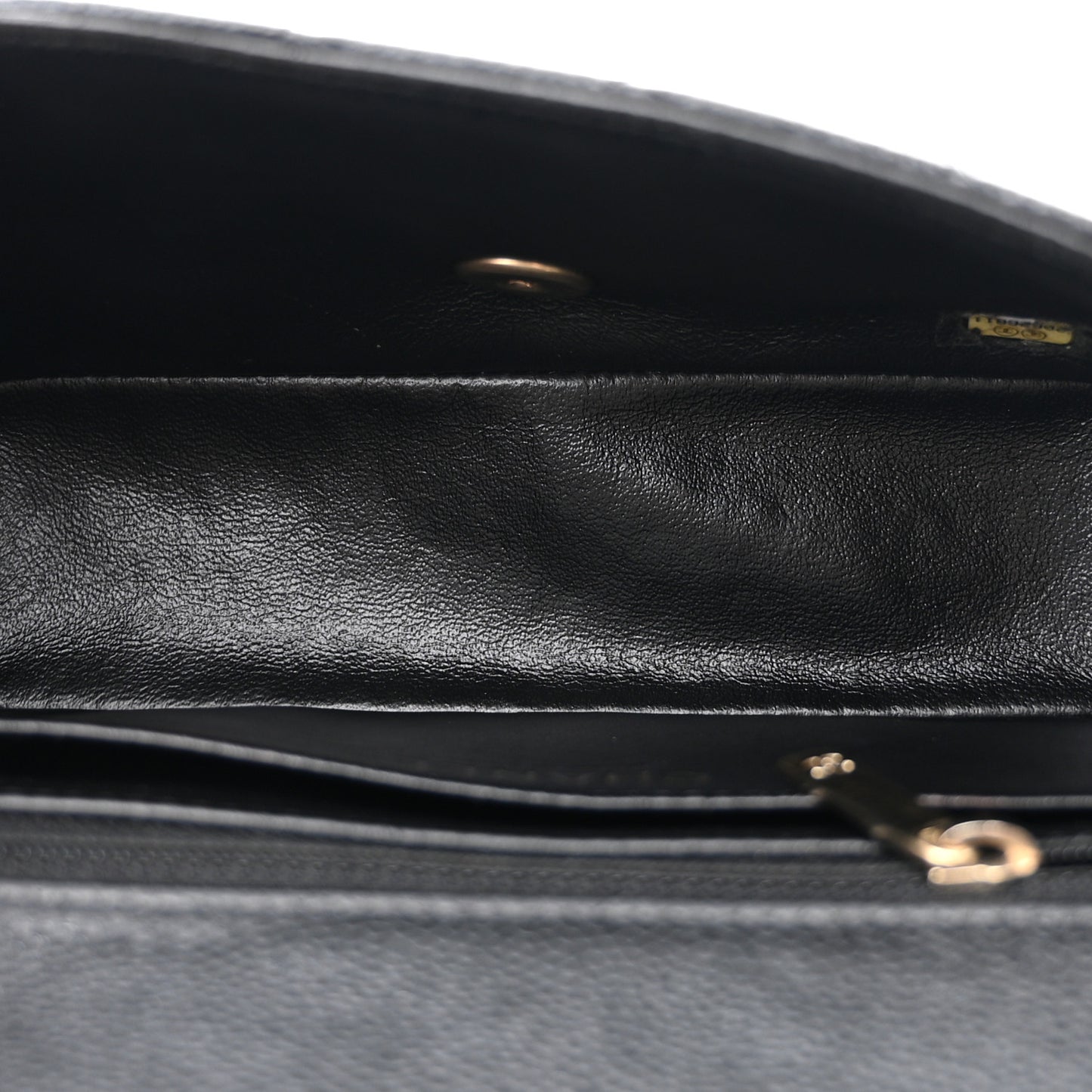 Caviar Quilted Mini Rectangular Flap Black