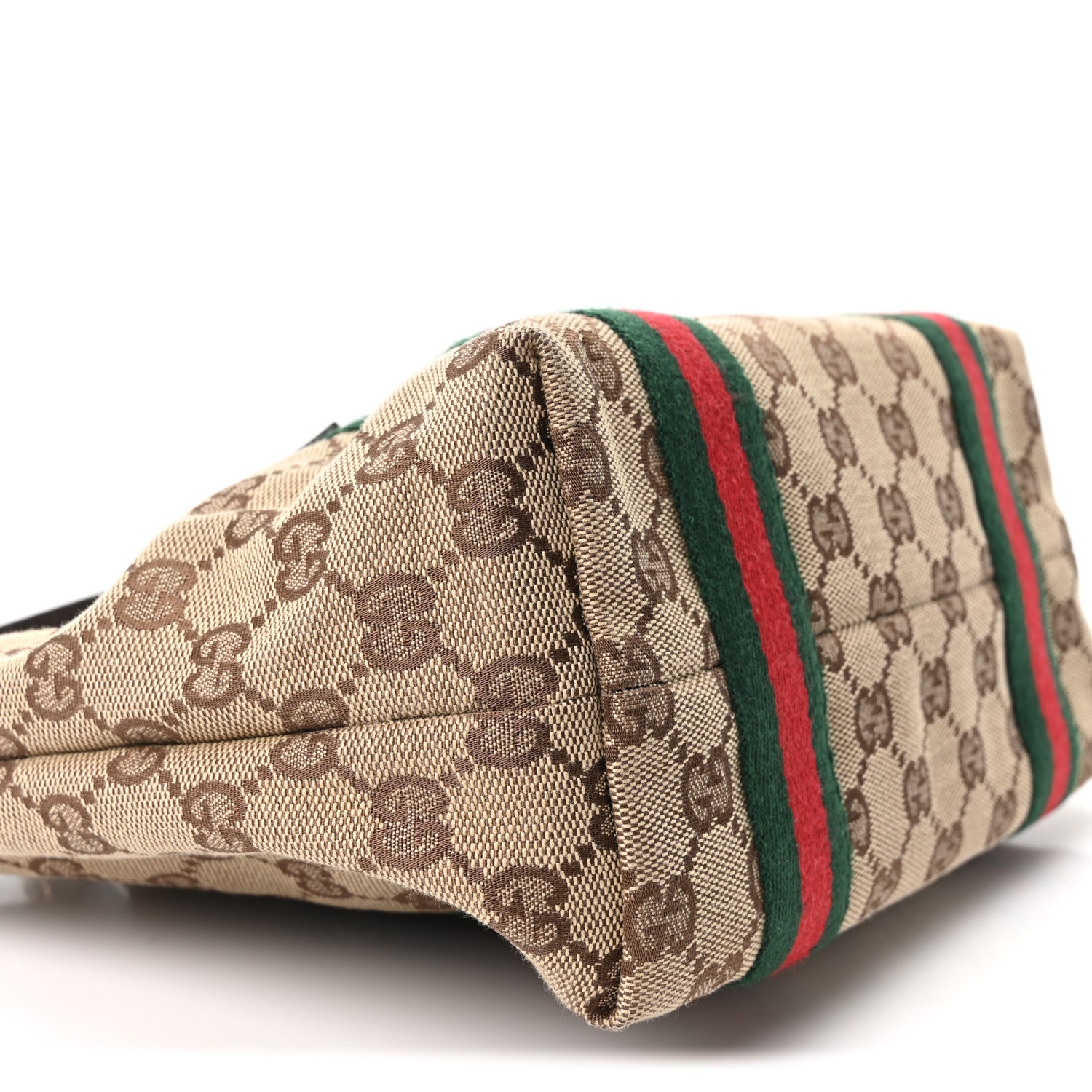 Gucci Monogram Small Jolicoeur Tote Dark Brown 9 of 10