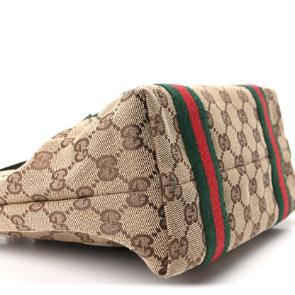 Gucci Monogram Small Jolicoeur Tote Dark Brown 9 of 10