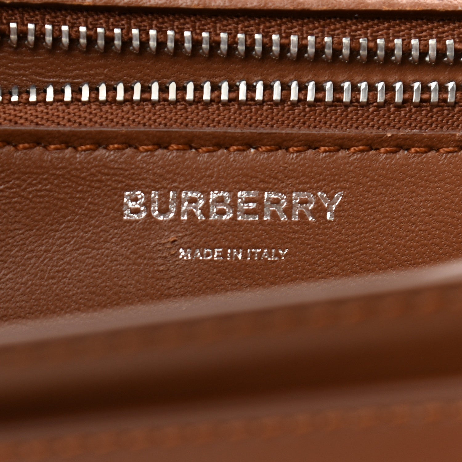 Burberry Calfskin Small TB Bag Malt Brown 6 of 9