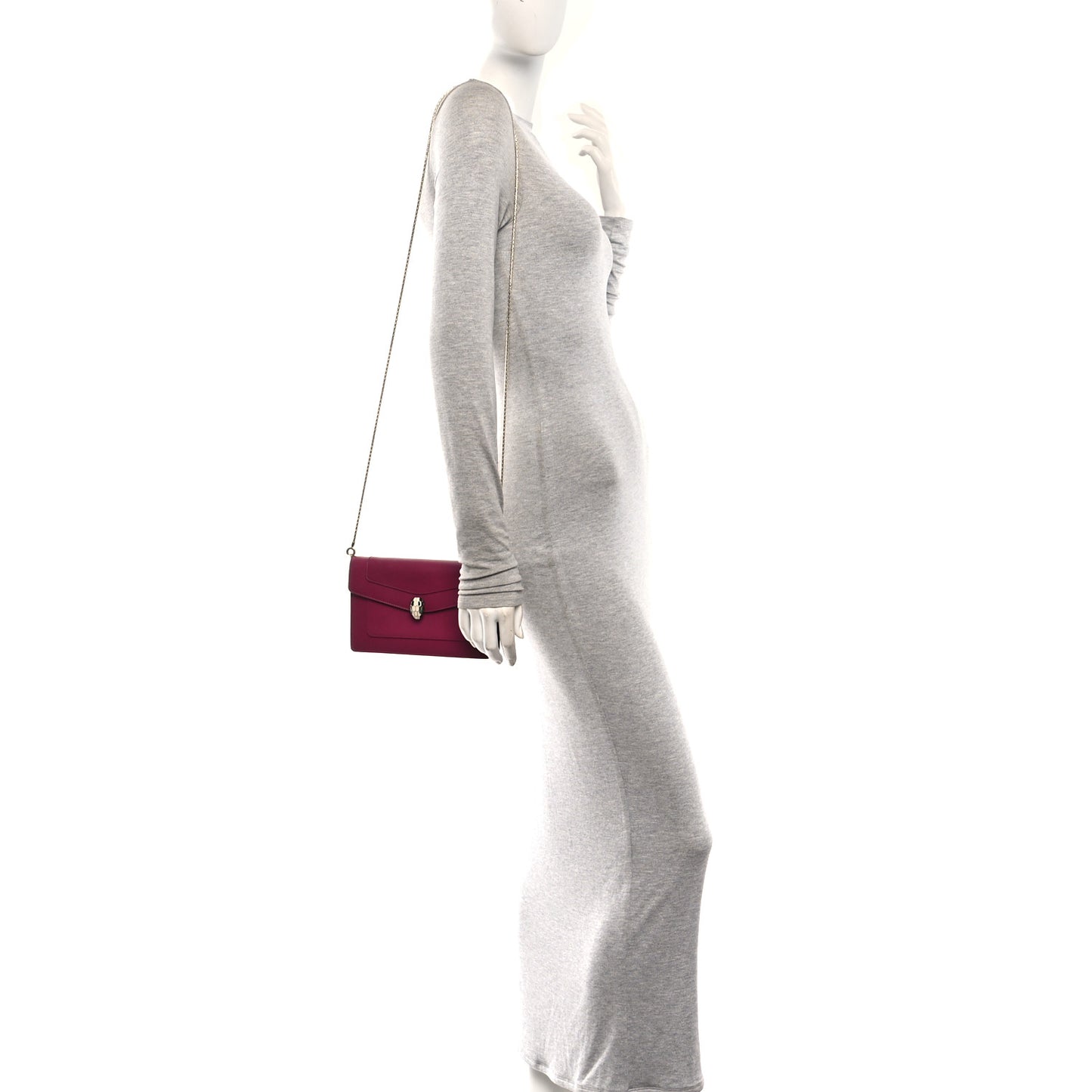 Calfskin Serpenti Forever Crossbody Bag Plum