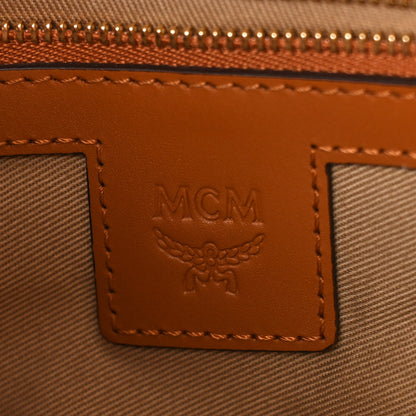 MCM Visetos Original Medium Pouch Cognac 6 of 8