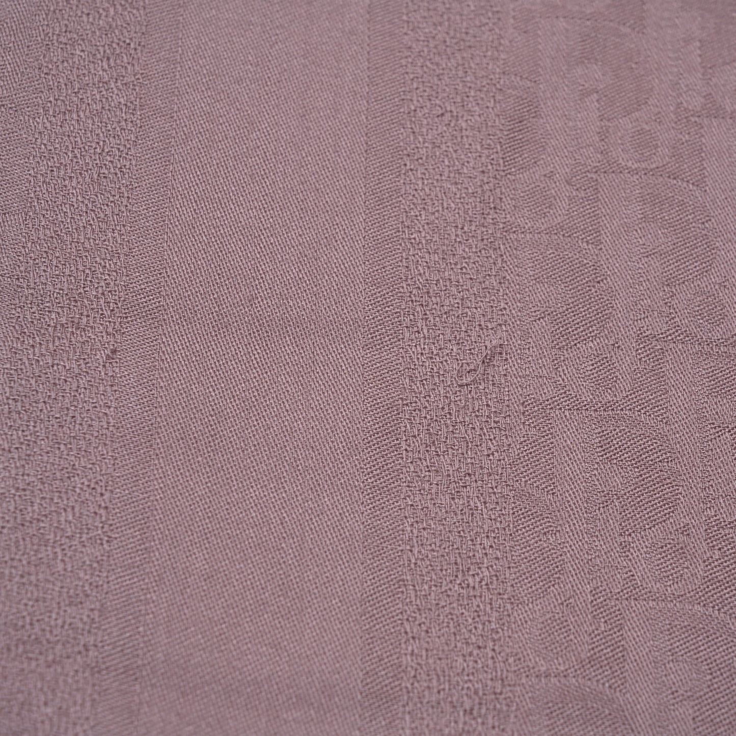 Silk Wool Oblique Shawl 140 Violet