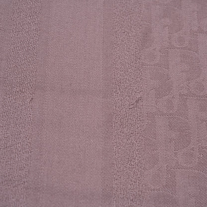 Christian Dior Silk Wool Oblique Shawl 140 Violet 3 of 4