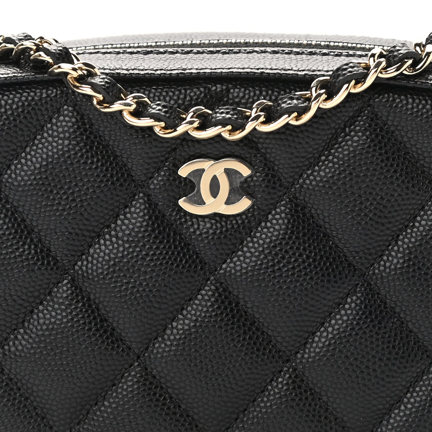 Chanel Caviar Quilted Vanity With Chain Black 10 of 10