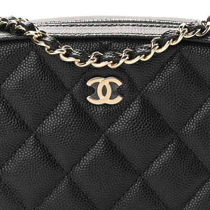 Chanel Caviar Quilted Vanity With Chain Black 10 of 10