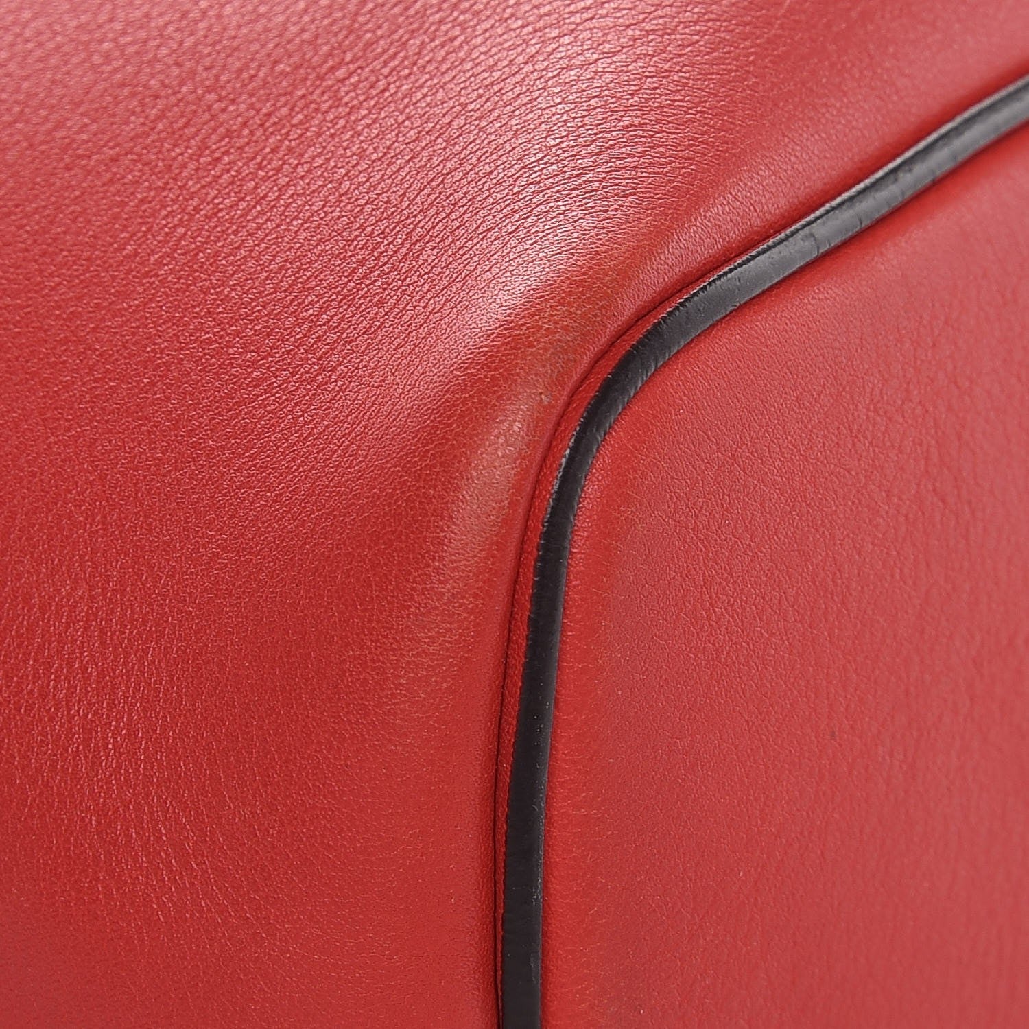 Celine Lambskin Small Soft Cube Satchel Bright Red 9 of 13