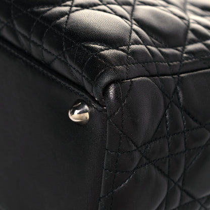 Christian Dior Lambskin Cannage Large Lady Dior Black 10 of 13