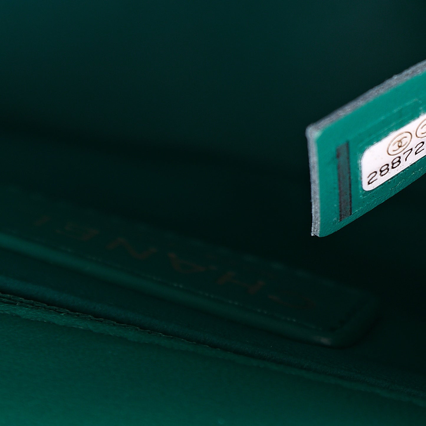Lambskin Quilted CC Flap Bag Green