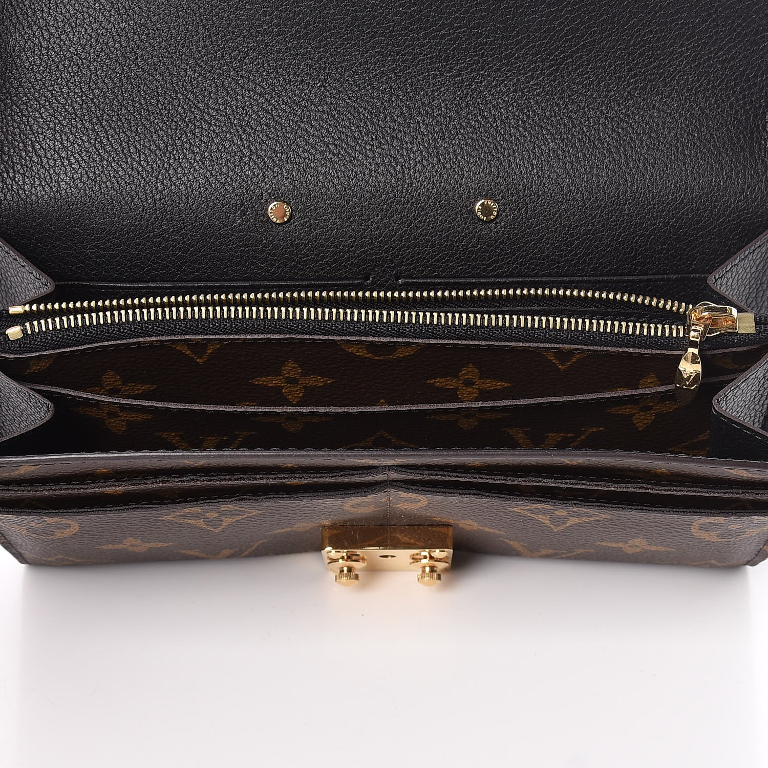 Louis Vuitton Monogram Pallas Wallet Black 10 of 11