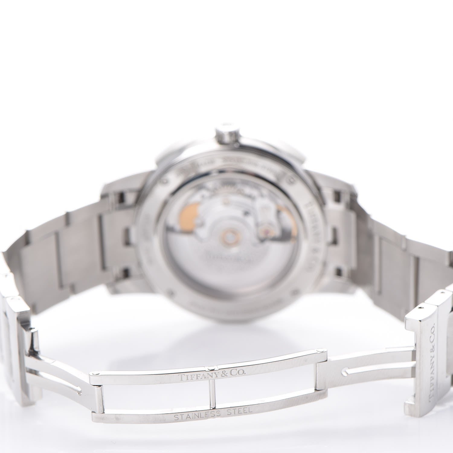 Tiffany Stainless Steel Diamond Bezel 37mm Atlas 3-Hand Automatic Watch 6 of 8