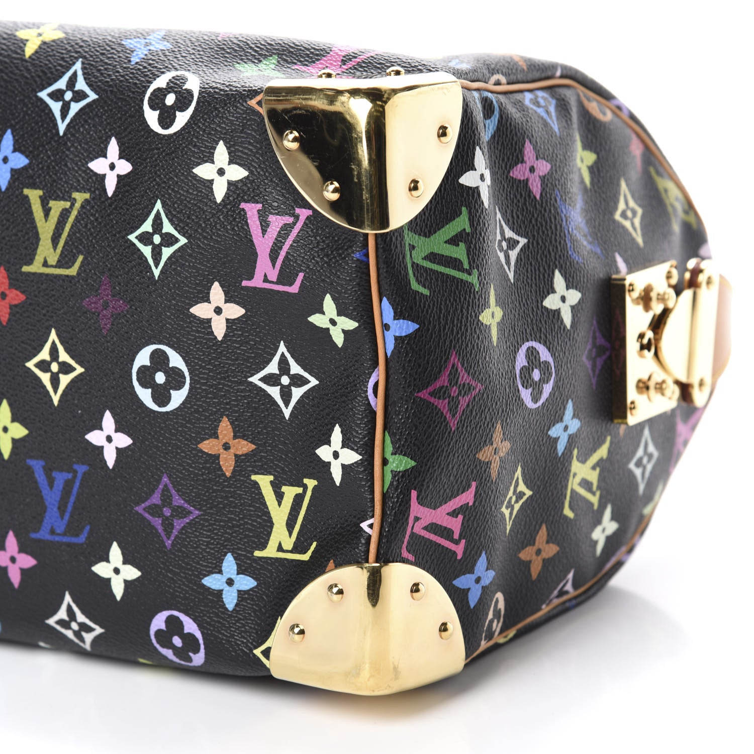 Louis Vuitton Monogram Multicolor Speedy 30 Black 7 of 9