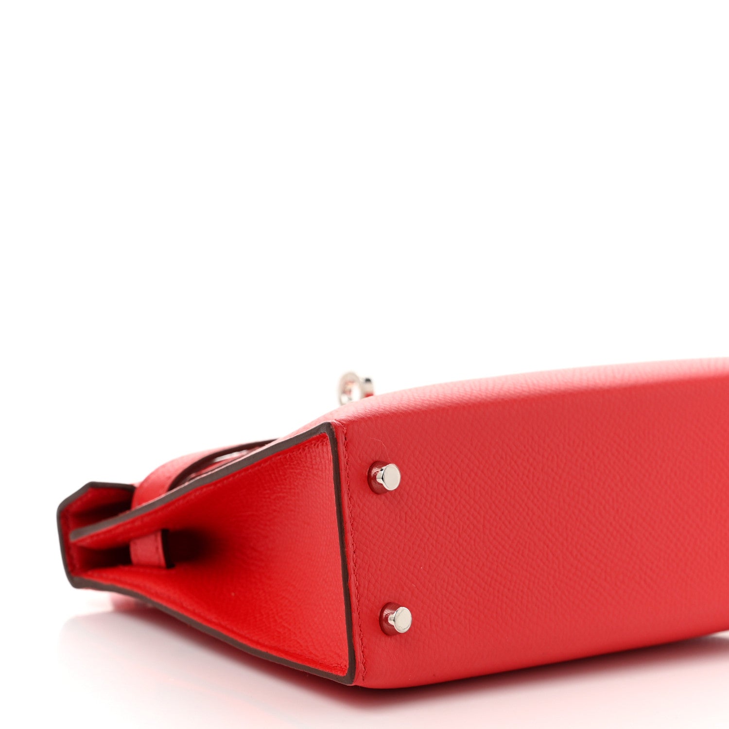 Hermes Epsom Mini Kelly Sellier 20 Rouge de Coeur 9 of 11