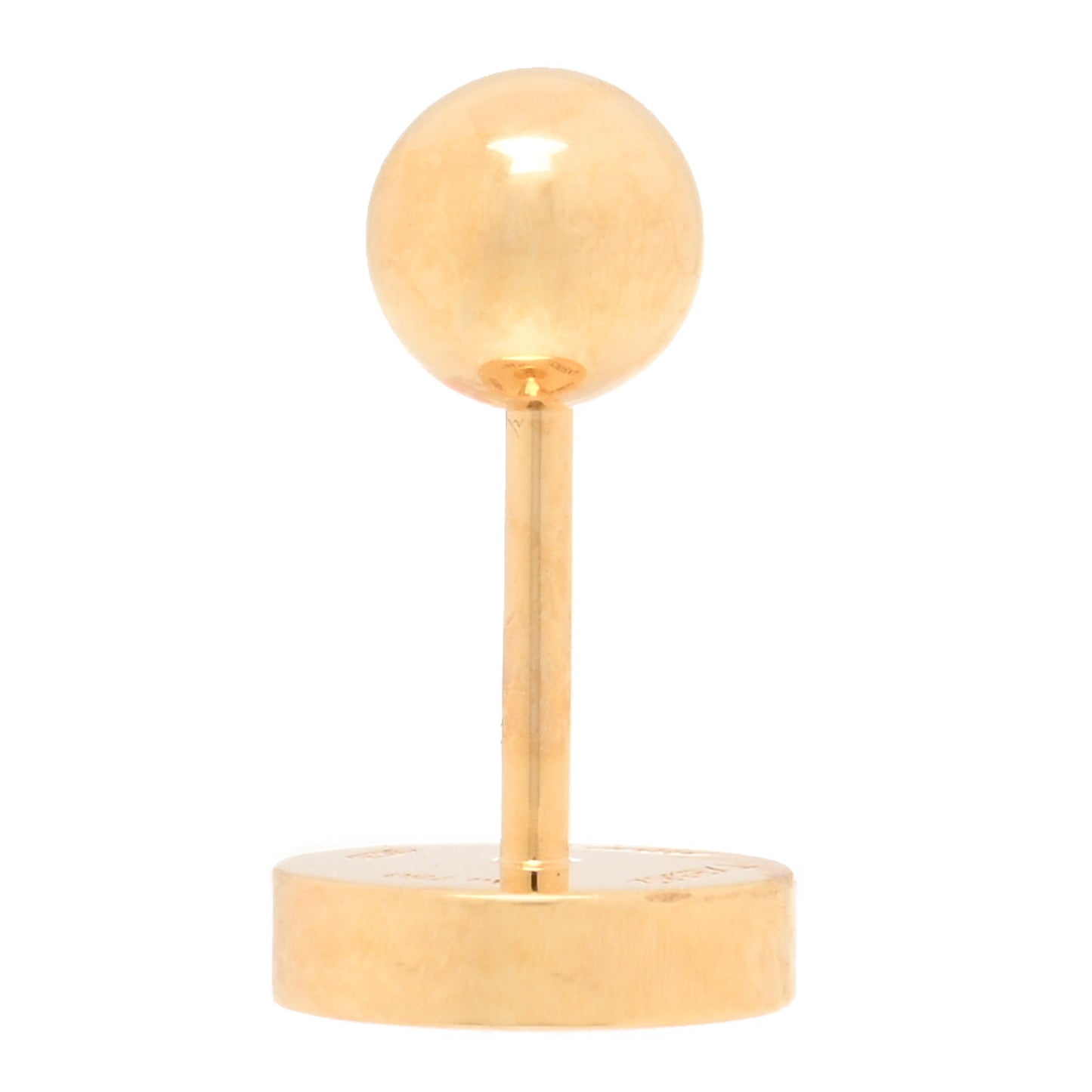 18K Yellow Gold LOVE Single Earring
