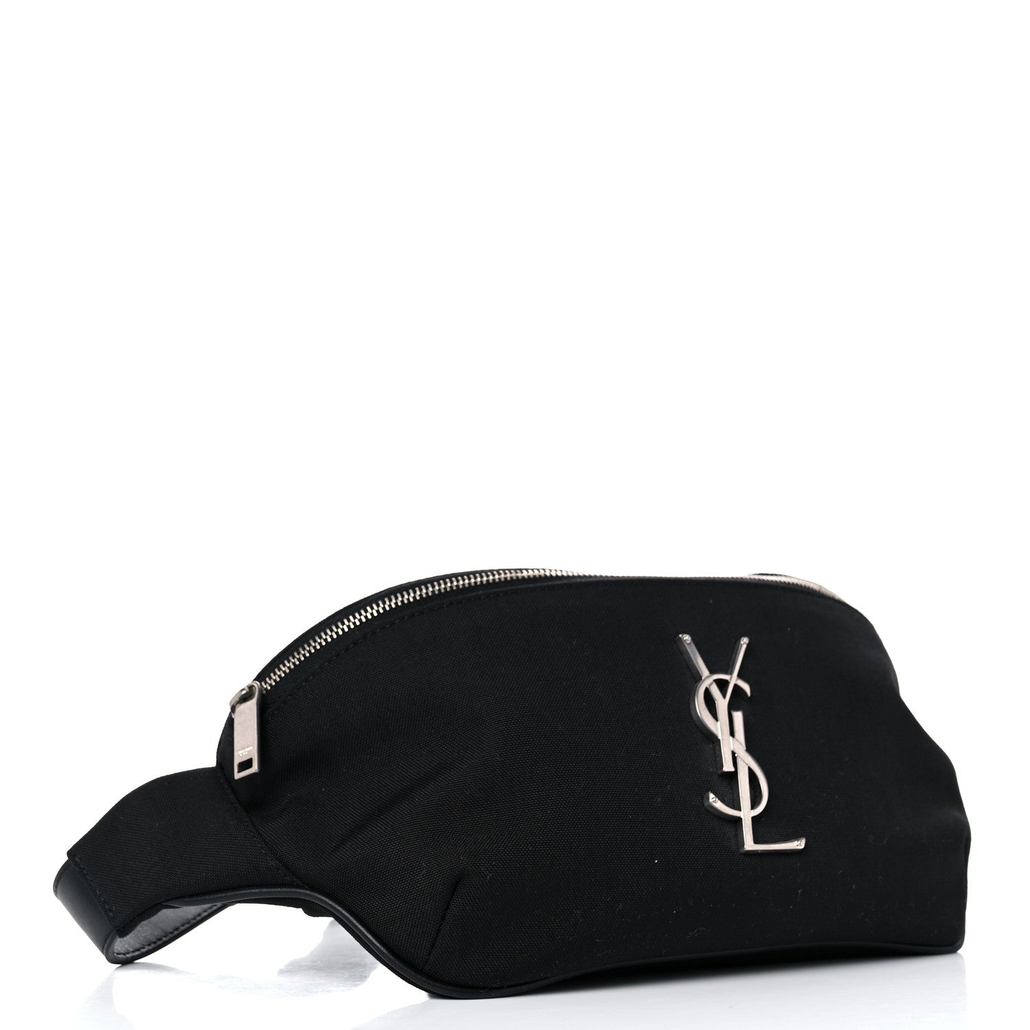 Saint Laurent Canvas Monogram Belt Bag Black 3 of 9