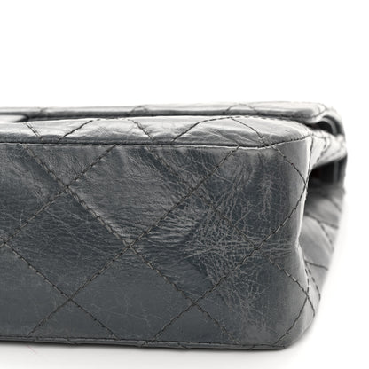 Chanel Aged Calfskin Quilted 50th Anniversary 2.55 Reissue 227 Flap Grey 10 of 12