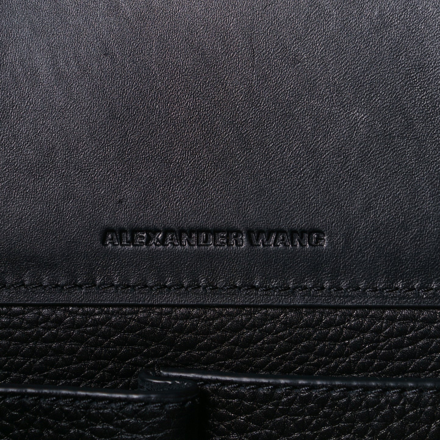 Pebbled Calfskin Large Prisma Skeletal Tote Black Silver Hardware