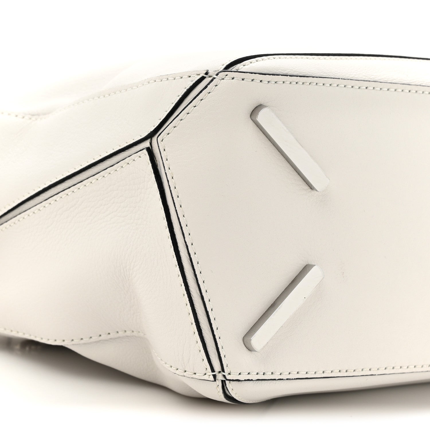 Loewe Calfskin Small Puzzle Bag White 10 of 10